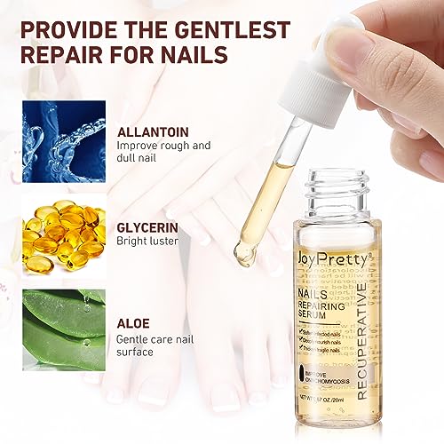 7 días de crecimiento y fortalecimiento de uñas suero 0.7 fl oz solución suavizante de onicomicosis aceite de tratamiento de uñas para uñas descoloridas y dañadas